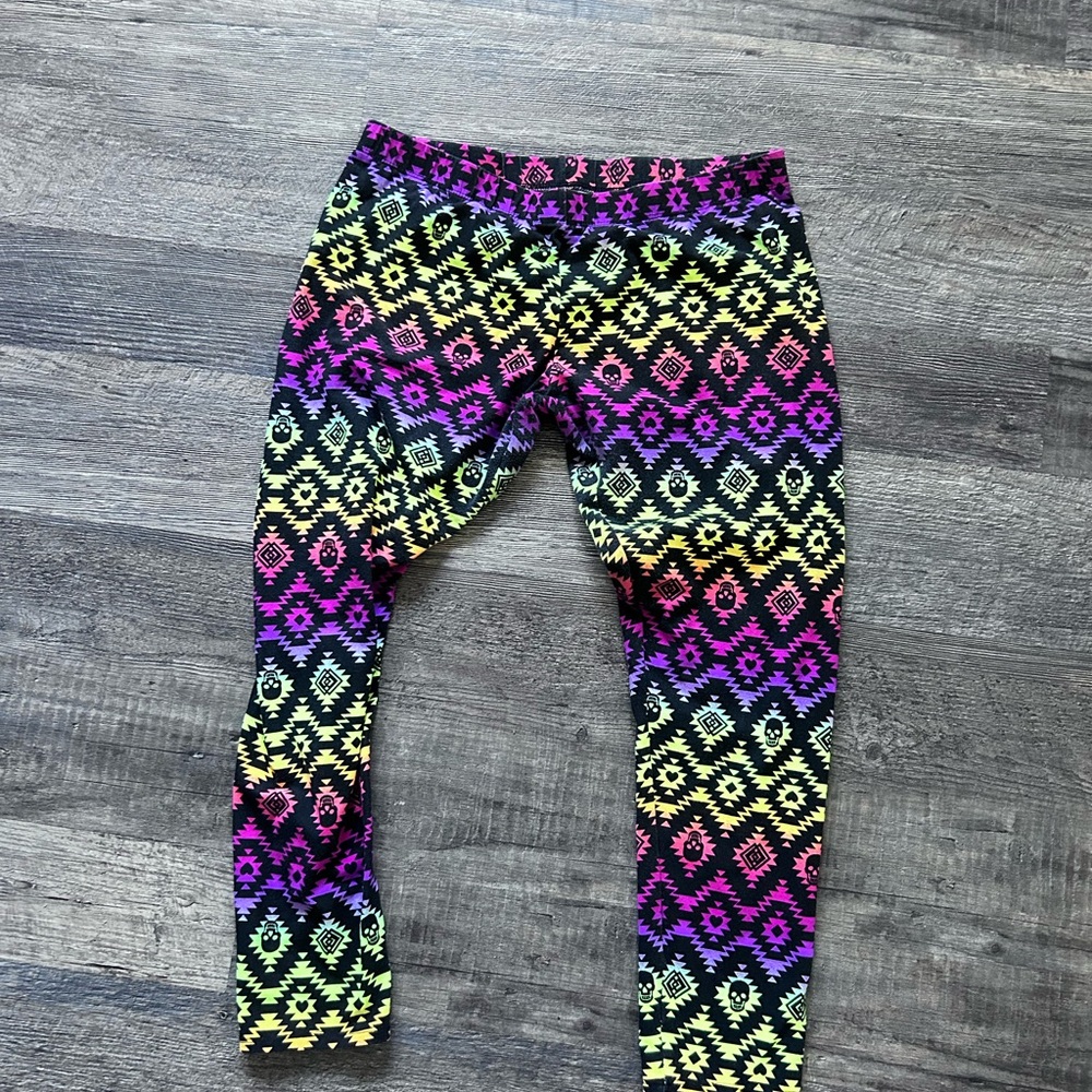 No Boundaries Multicolor Geometric Leggings
